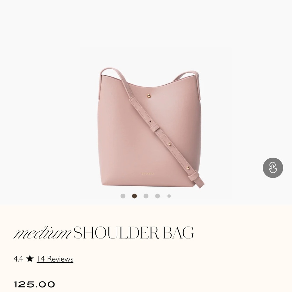 Samara Blush Shoulder Bag